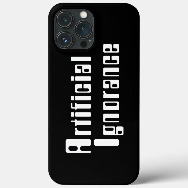Artificial Ignorance Case-Mate iPhone Case (Back)