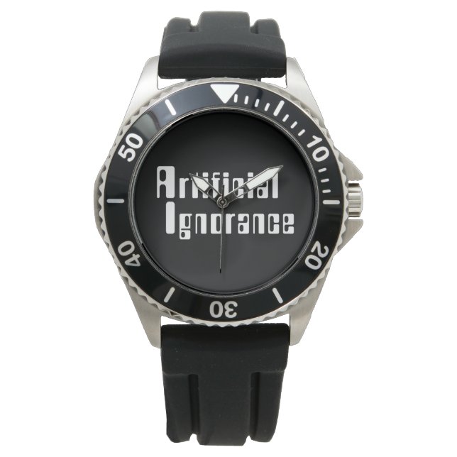 Artificial Ignorance Watch (Front)