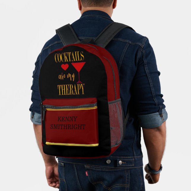 Artificial intelligence animal colourful cat printed backpack (Insitu (Model))