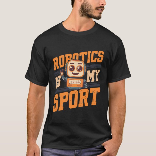 Artificial Intelligence Automation Technology Robo T-Shirt (Front)