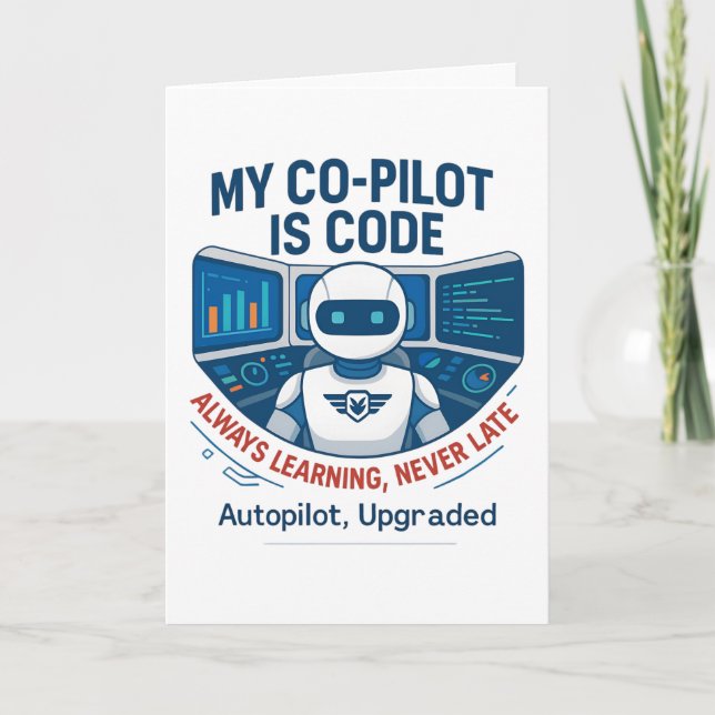 Artificial Intelligence Co-Pilot Code Design Card (Front)