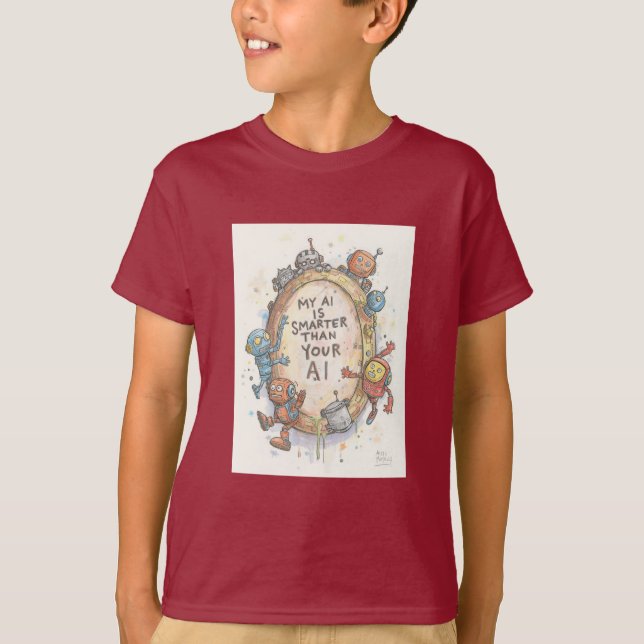 Artificial intelligence competition T-Shirt (Front)