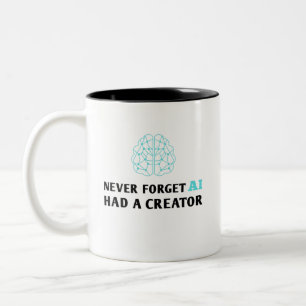 Artificial Intelligence Computer AI Developer  Two-Tone Coffee Mug
