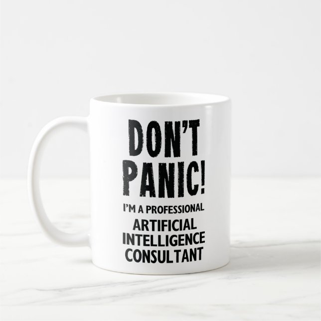 Artificial Intelligence Consultant Coffee Mug (Left)