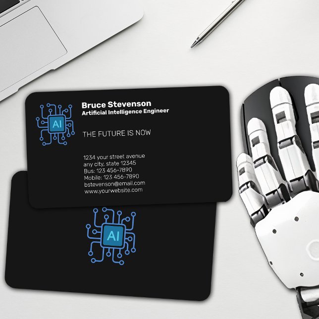 Artificial Intelligence Engineer Business Card (Creator Uploaded)