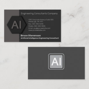 Artificial Intelligence Engineering Business Card