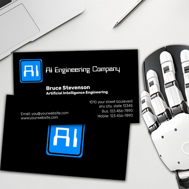 Artificial Intelligence Engineering Business Card (Creator Uploaded)