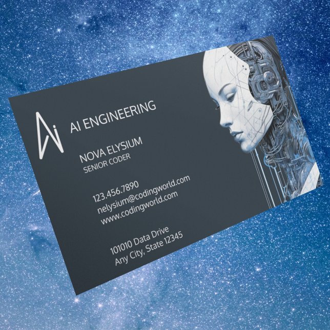 Artificial Intelligence Engineering Business Card (Creator Uploaded)