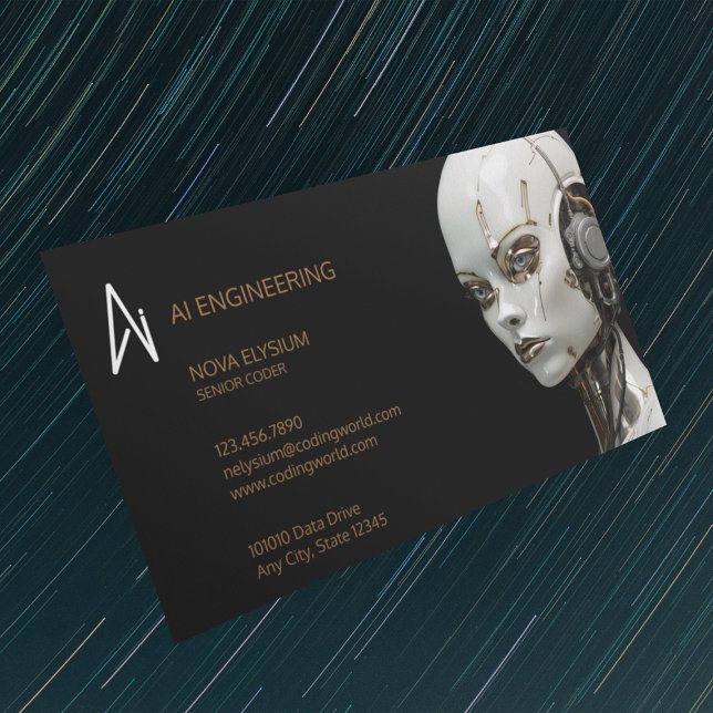 Artificial Intelligence Engineering Business Card (Creator Uploaded)