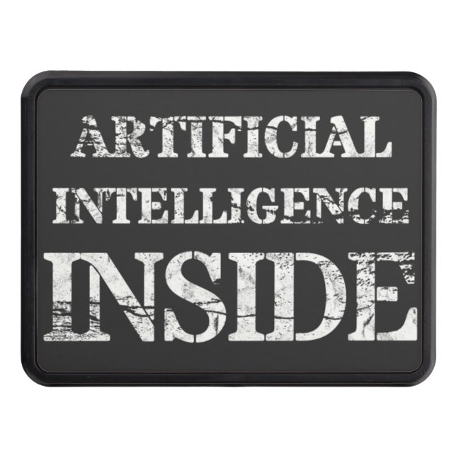 Artificial intelligence inside trailer hitch cover (Front)