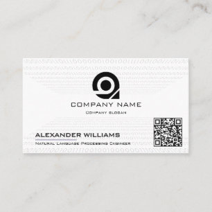 Artificial Intelligence Software Engineer Visiting Business Card