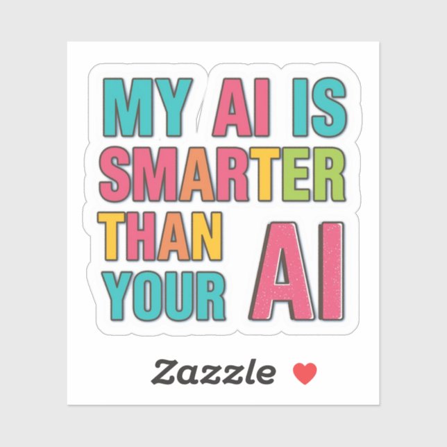Artificial intelligence sticker (Feuille)