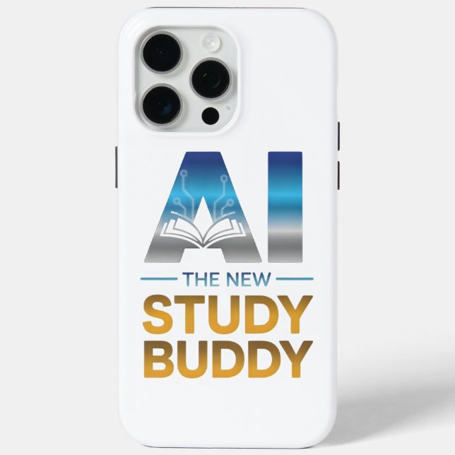 Artificial Intelligence Study Buddy Design Case-Mate iPhone Case (Back)