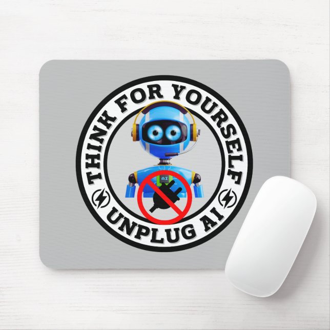 Artificial Intelligence - Unplug AI Mousepad (With Mouse)