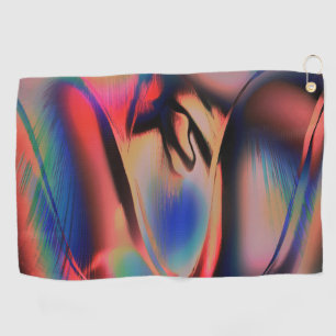 Artificial late afternoon, inflated skinned style  golf towel