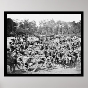 Artillery Battery M Fair Oaks, VA 1862 Poster