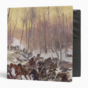 Artillery Combat in a Wood Binder