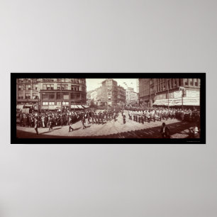 Artillery In Boston Photo 1903 Poster