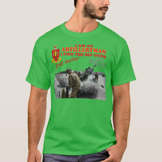 Artillery M198 Howitzer I am an Artilleryman I Fir T-Shirt