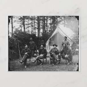Artillery Officers Postcard