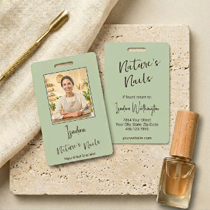 Artisan Aspen Green Boutique Photo Nail Specialist Badge