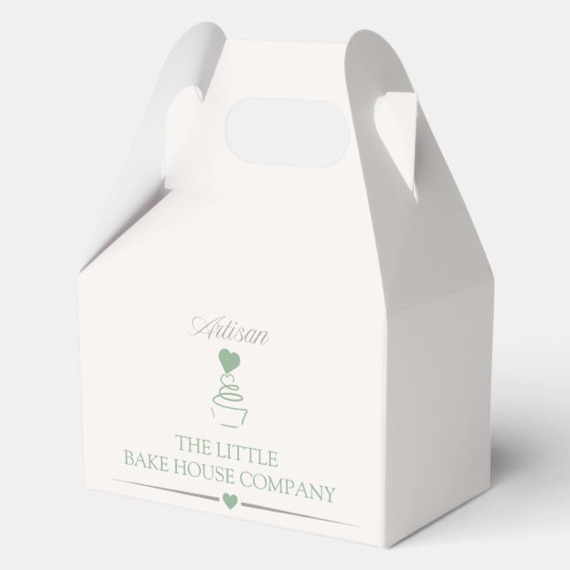 Artisan bakery branding cake box for new bakery  (Front)