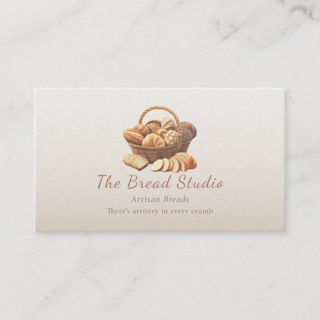 Artisan Bread Basket  Business Card (Front)