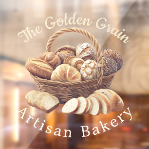 Artisan Bread Basket Window Cling