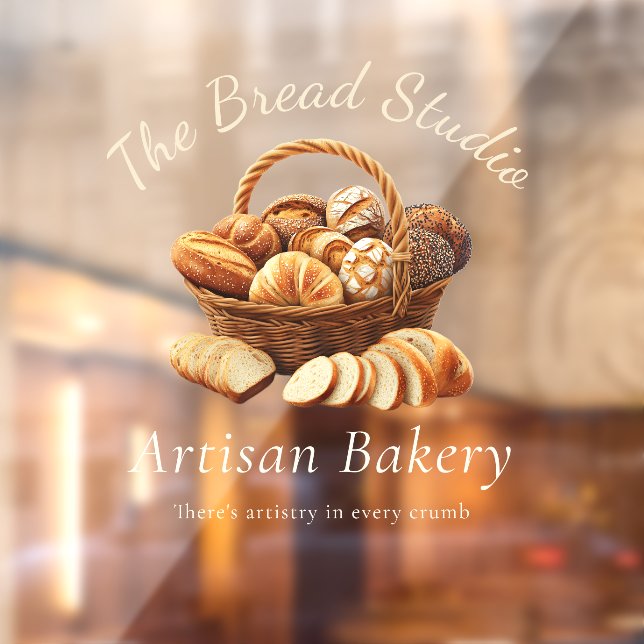 Artisan Bread Basket  Window Cling (Sheet 2)