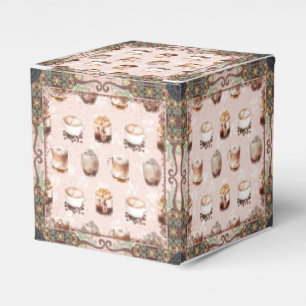 Artisan Café Watercolor Favor Box