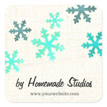 Artisan Canvas Snowflake Happiness