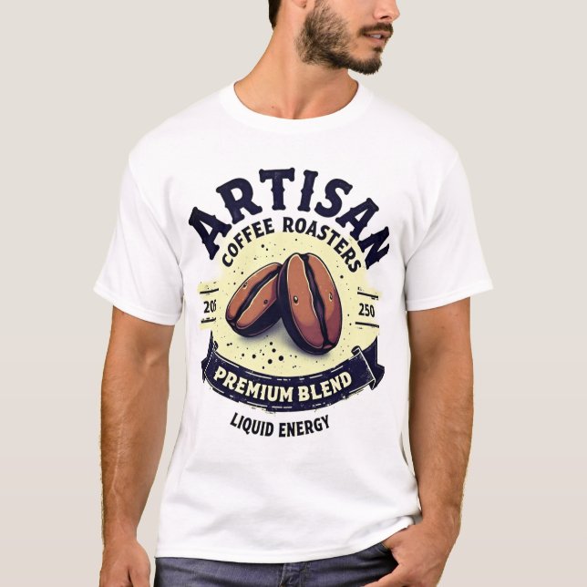 Artisan Coffee Roasters - Vintage Premium Blend  T-Shirt (Front)