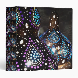 Artisan Craft Gourd Turkish Lanterns Acrylic Art Binder