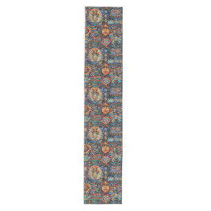 Artisan Cyan "Pre-Columbian Tapestry" Dining Table Medium Table Runner