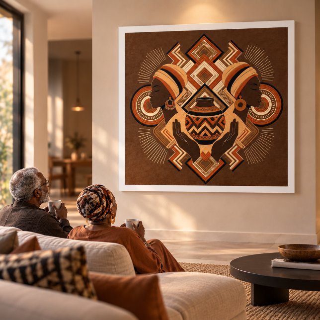 Artisan Heritage Ceramic Tile | Geometric Wall Art (Creator Uploaded)