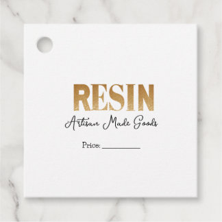 Artisan Made Goods Resin Price Tags