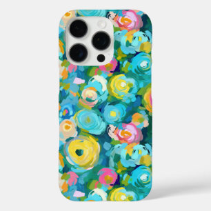 Artisan Painted Floral Pattern Colourful Fun Her iPhone 16 Pro Case