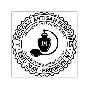 Artisan Perfume Business Name Location URL Email S Self-inking Stamp