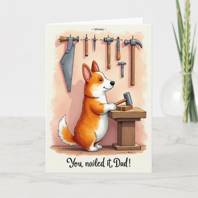 Artisan Pup Fathers Day Card (Front)