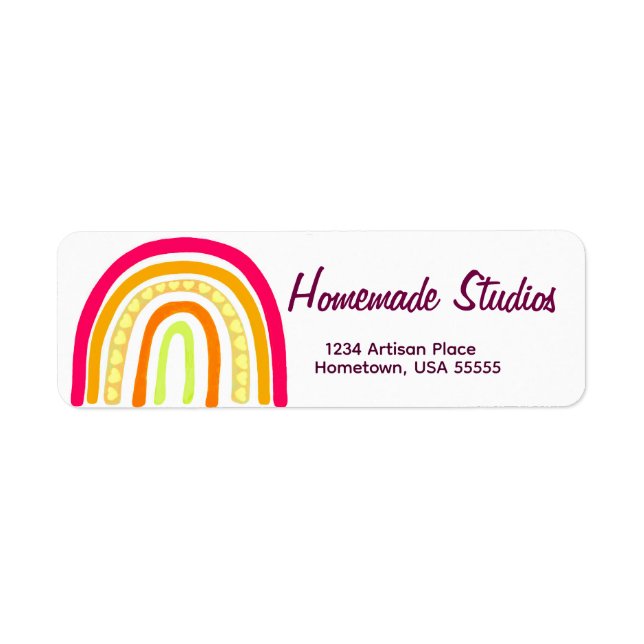Artisan Rainbow Handmade Happiness (Devant)
