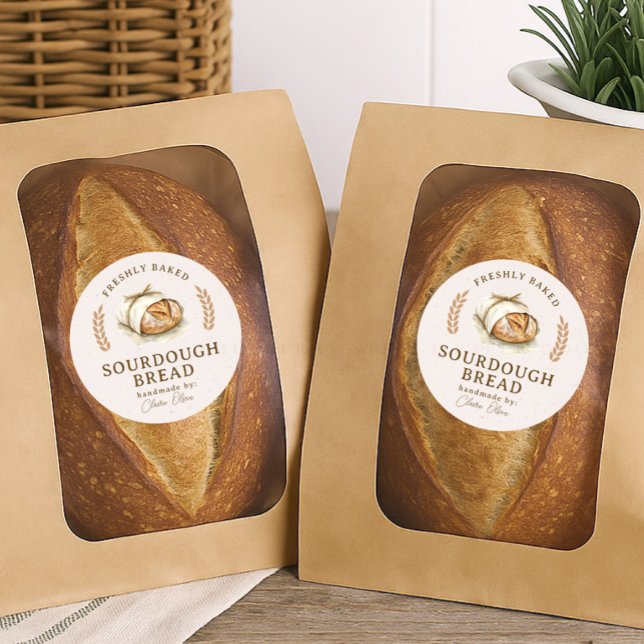 Artisan Sourdough Bread Label (Creator Uploaded)