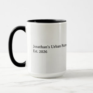 Artisanal Speckled Egg Personalized Coffee Mug