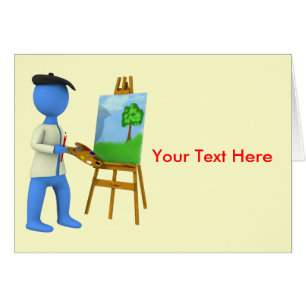 Artist and Easel