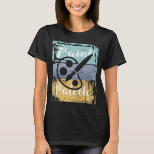 Artist Art Teacher Shirt - Retro Paint Palette