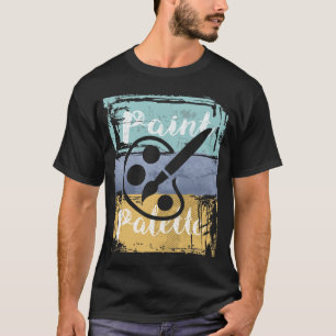 Artist Art Teacher Shirt - Retro Paint Palette