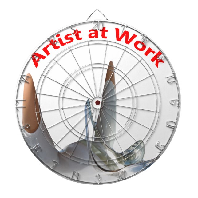 Artist at Work Dartboard (Front)