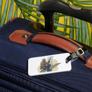 Artist At Work Luggage Tag