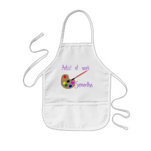 Artist at Work - Personalized kids apron