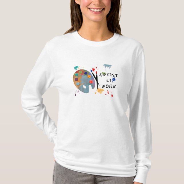 Artist At Work T-Shirt (Front)