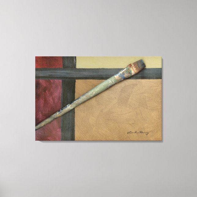 Artist Brush Canvas Print (Front)